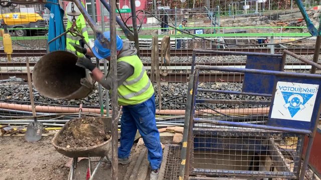 Dinant: un passage sous voies à l’huile de bras