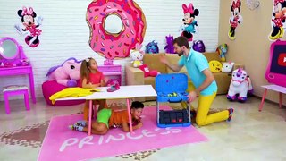 Funny Food Toys Story for Kids - Family Edible Toys Challenge