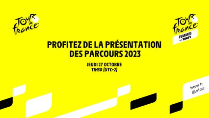 Présentation du Tour de France 2023 en direct - #TDF2023 (Tour de France™)