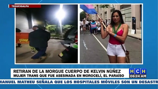 Retiran restos de chica Trans asesinada en El Paraíso