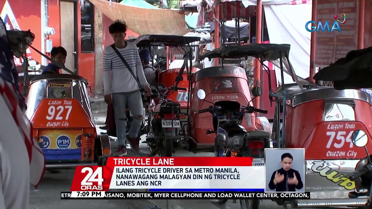 Paglalagay ng tricycle lane sa mga kalsada sa labas ng Metro Manila, ipinanukala sa Kamara | 24 Oras