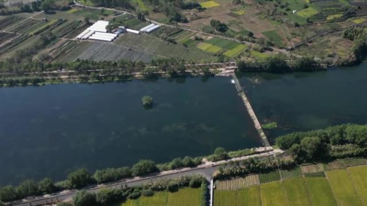 Dünya Mirası Sulama Yapısı Çin'in Dağ Köyünde Tarıma Destek Oluyor