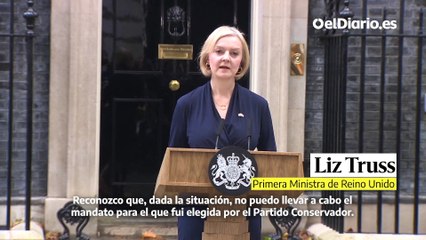 Liz Truss dimite tras 44 días como primera ministra británica