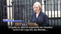 Britische Premierministerin Truss tritt zurück