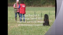 Pistage : Prat de Ki Denved en échelon 2 au challenge Servet- Berger Français pistage 2022 .