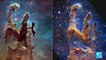 La Nasa dévoile des images des Piliers de la création prises par le télescope spatial James Webb