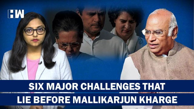 Six Major Challenges Before Mallikarjun Kharge As He Takes Up Congress President Mantle