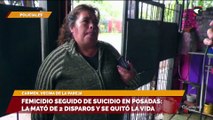 Femicidio seguido de suicidio en posadas: la mató de 2 disparos y se quitó la vida