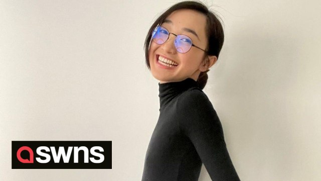 Woman who was desperate for a boob job after being bullied for having a flat chest has embraced her 'no-cup'