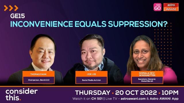 Consider This: GE15 (Part 3) - Overseas Malaysians Disadvantaged?