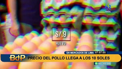 Pollo vuelve a subir: Su precio llega a 10 soles el kilo y seguirá en aumento