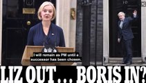 Truss QUITS after just 44 days in No10: PM admits defeat after crisis talks with Tory chiefs over flood of MP no-confidence letters - with replacement to be chosen in a WEEK as Boris and Rishi prepare to 'battle for the soul of the party'