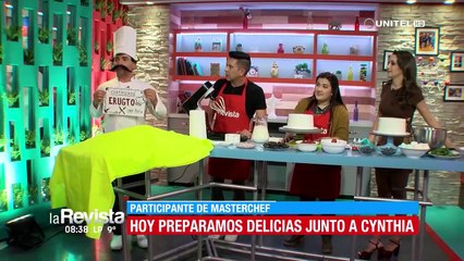 El chef chef Bête llegó a La Revista con un impresionante plato