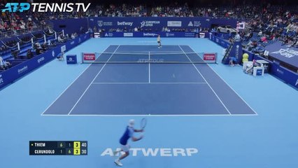 Anvers - Thiem de plus en plus convaincant