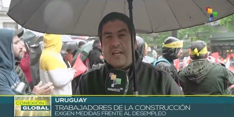 Trabajadores de Uruguay reclaman seguridad laboral y social al gobierno