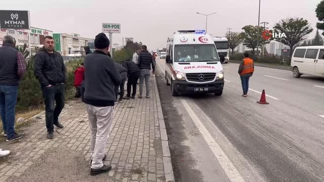 Son dakika haber! Afyonkarahisar'da işçi servisi kaza yaptı: 10 yaralı