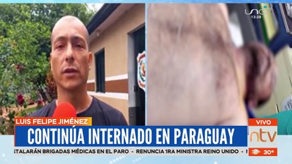 Boliviano continua internado en Paraguay