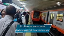 Joven muere tras ser golpeado por convoy del Metro en la estación Hidalgo de la Línea 3