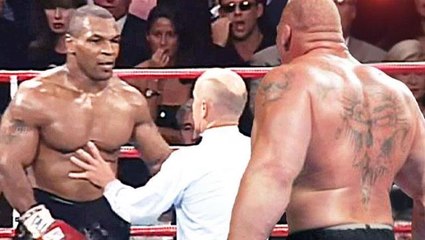 Görüntü 1995 yılından! Seyircinin elindeki cihaz Mike Tyson'ın tüylerini ürpertti