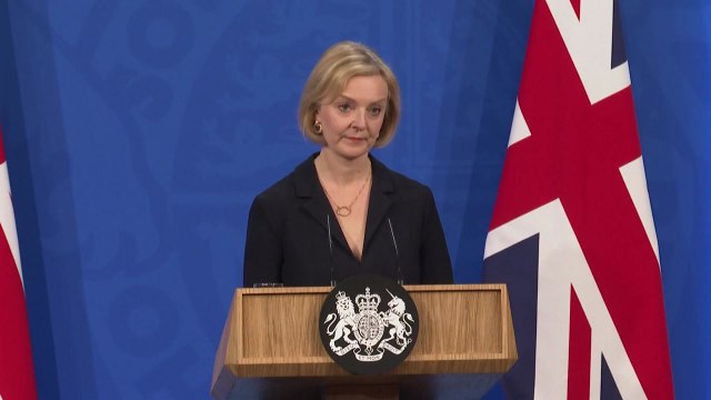 영국 트러스 총리 사임...英 최단명 총리 오명 / YTN