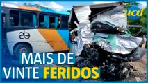 MG: batida entre ônibus e caminhão mata um e deixa feridos