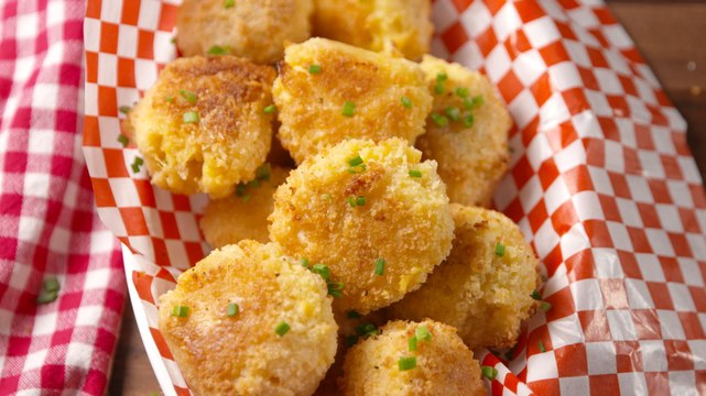 Mac & Cheese Bombs | Delish Kids + No Yolks