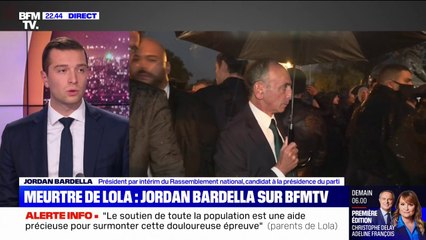 Jordan Bardella: "Certains participants à la marche [pour Lola] ont fait preuve d'indécence"