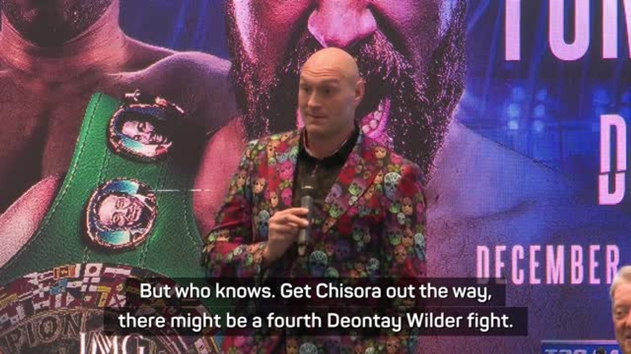 Who wouldn't want to watch me fight Wilder again - Fury