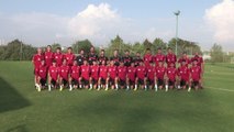 Antalya haberleri... 19 Yaş Altı Milli Futbol Takımı, Antalya'da kampa girdi