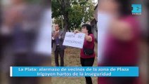 La Plata: alarmazo de vecinos de la zona de Plaza Irigoyen hartos de la inseguridad