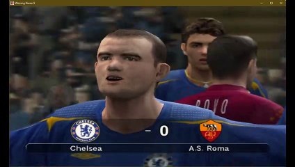 Chelsea vs A.S Roma 6:0 (Winning Eleven 9 Match - Master Mode)