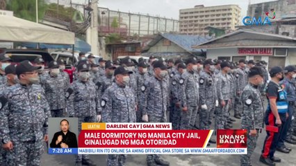 Male dormitory ng Manila City Jail, ginalugad ng mga otoridad | UB