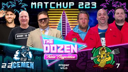 Dave Portnoy Returns To Trivia After Final Four Run (The Dozen pres. by Proper Wild, Match 223)