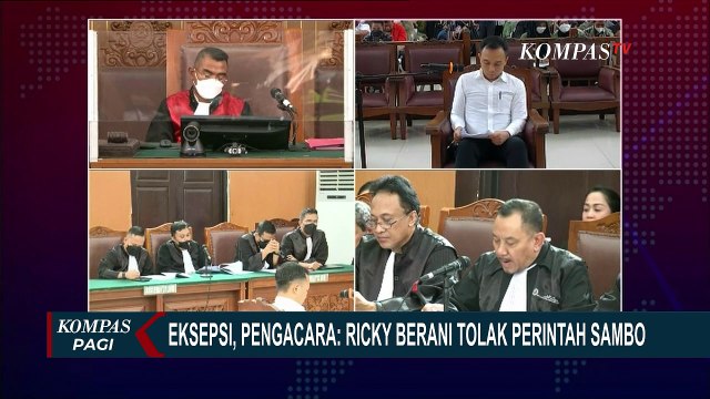 Eksepsi Ricky Rizal, Pengacara: Ricky Berani Tolak Perintah Ferdy Sambo!