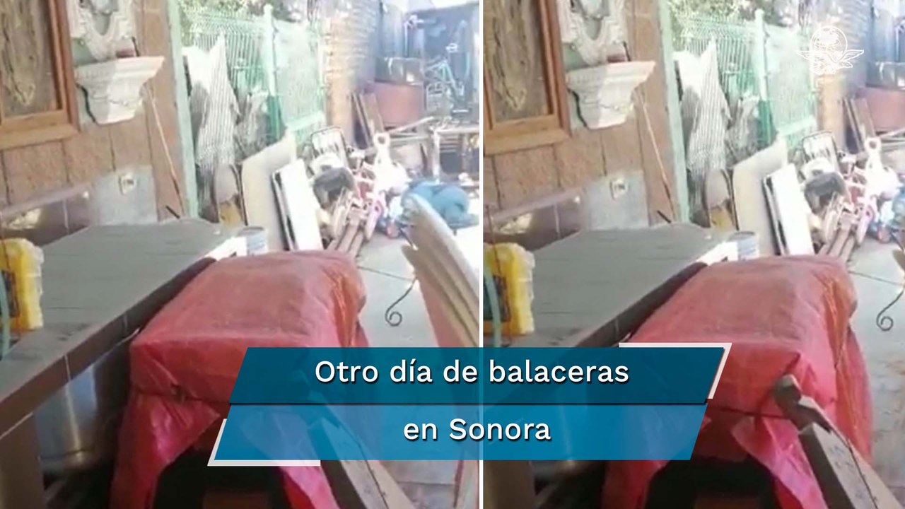 “Son cuetes, mi amor”: Madre resguarda a su hijo durante balacera en Empalme, Sonora