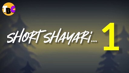 Best Short Shayari - 1 | TBC