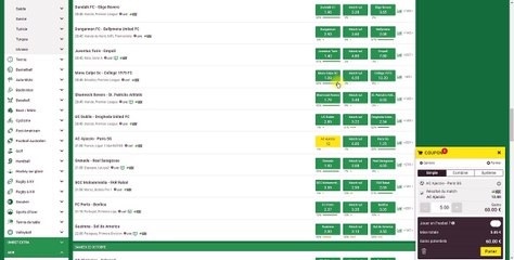 AC Ajaccio vs Paris SG et Juventus Turin vs Empoli Vendredi 21 octobre 2022