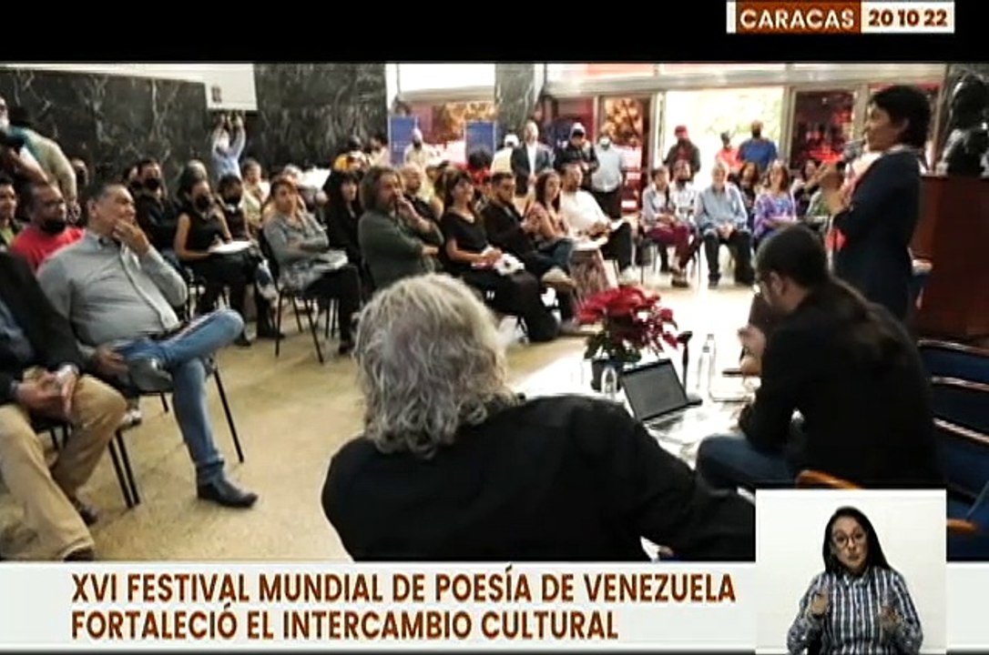 XVI Festival Mundial de Poesía homenajea a la escritora Ana María Oviedo Palomares en la UBV