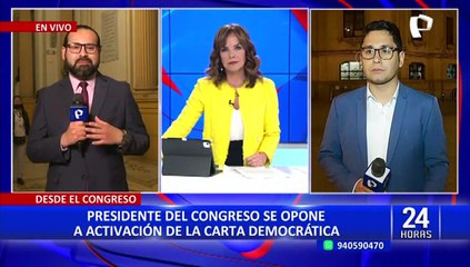 José Williams: Presidente del Congreso envía carta a OEA y señala que Gobierno “pretende desinformar”
