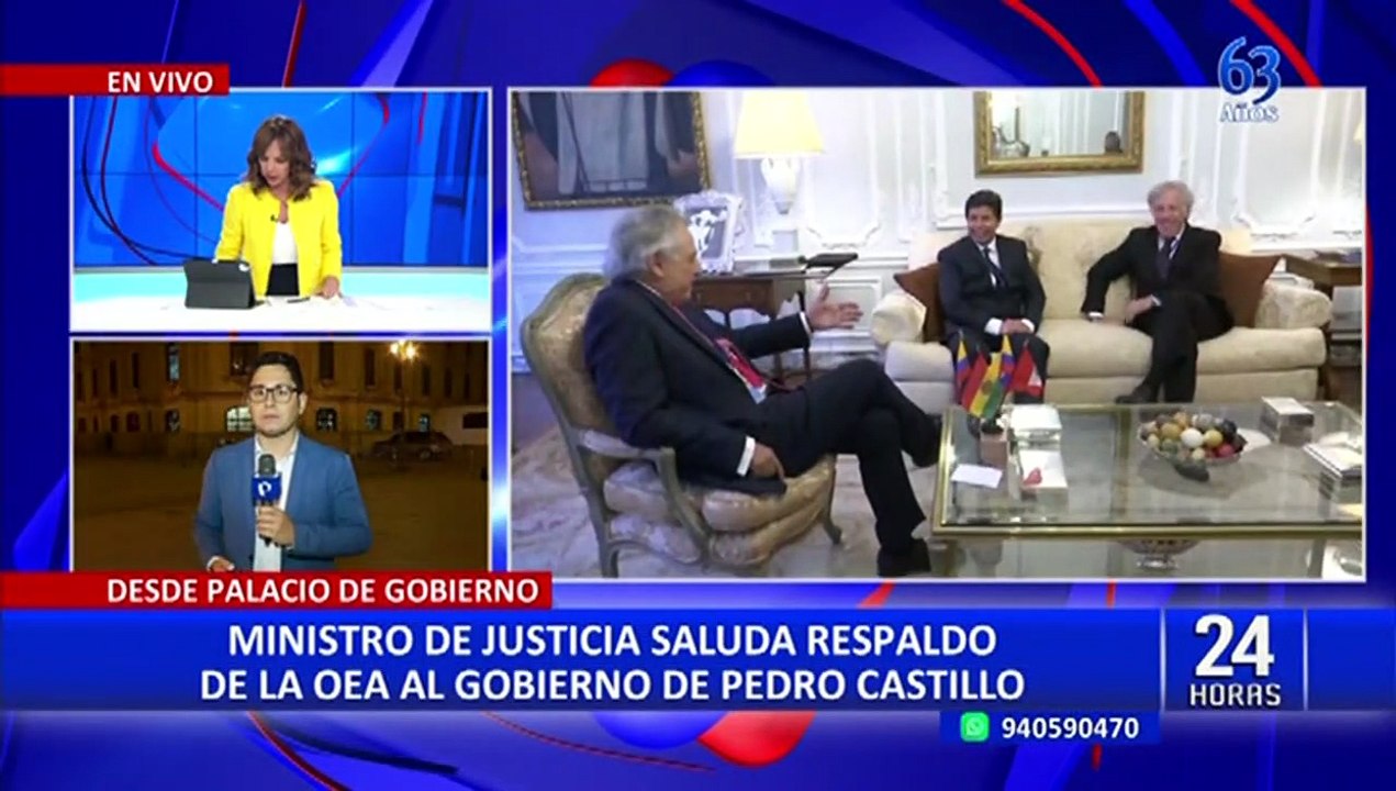 Pedro Castillo saluda decisión de la OEA de activar Carta Democrática