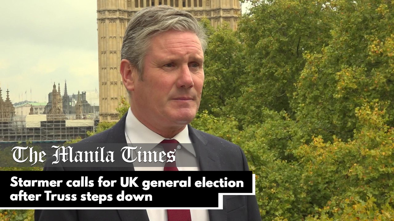 Starmer calls for UK general election after Truss steps down