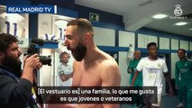 Cada vez que habla enamora aún más al madridismo: Karim, sobre el vestuario