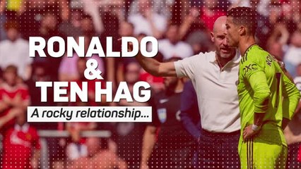 Ronaldo and Ten Hag - a rocky relationship