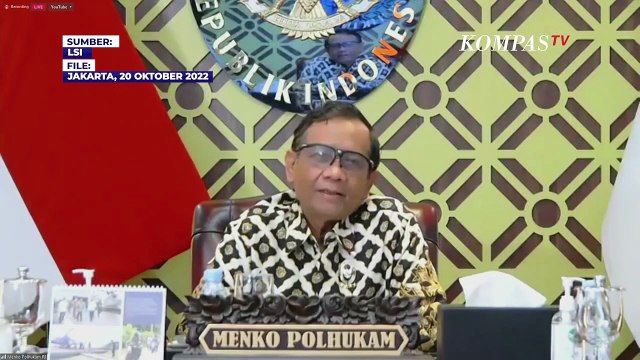 Mahfud MD Tegaskan Penembakan Gas Air Mata Penyebab Kematian Massal di Tragedi Kanjuruhan