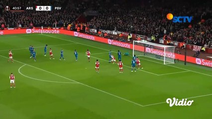 Arsenal 1 - 0 PSV Eindhoven UEL Match Highlights