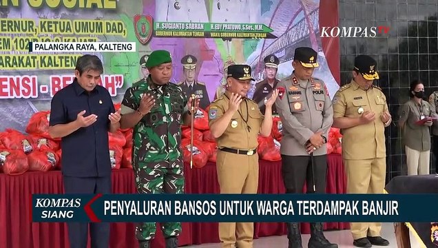 Pemprov Kalteng Salurkan 40 Ribu Paket Bahan Pokok untuk Warga Terdampak Banjir