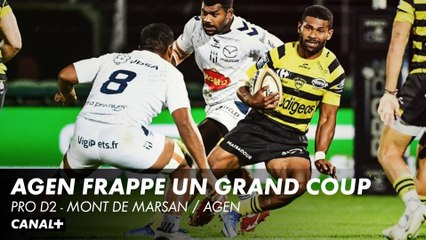 Agen frappe un grand coup en remportant une victoire bonifiée à Mont-de-Marsan - Pro D2