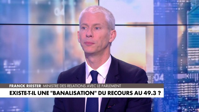 Franck Riester : «Notre méthode est de trouver des compromis, des voies de passage pour que nous puissions faire adopter les textes»