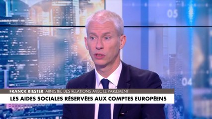 Franck Riester : «C'est insupportable que certains profitent du système»