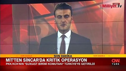 MİT'ten Sincar'da operasyon! Terörist Burhan Piçak Türkiye'ye getirildi